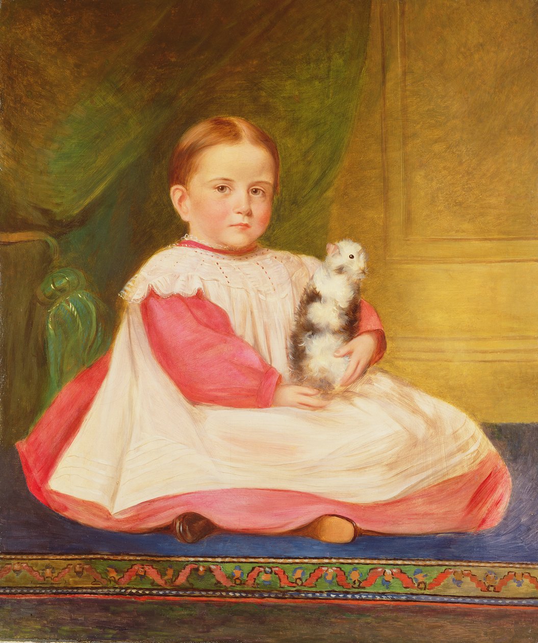 豚鼠的孩子，c.1870 作者 英语学校