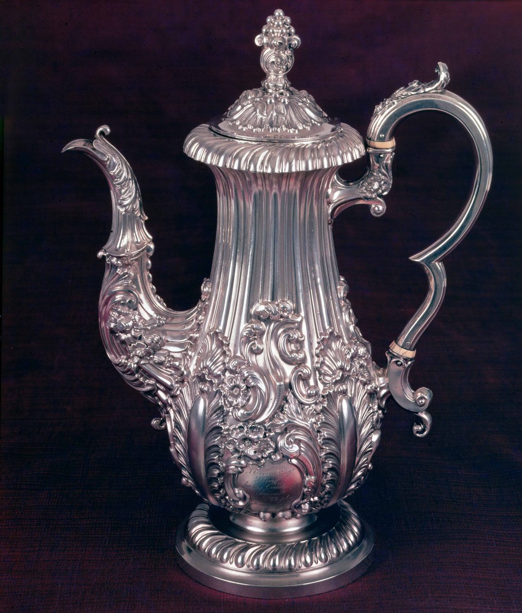 咖啡壶，约翰沃森，谢菲尔德，1818年（银） 作者 英语学校
