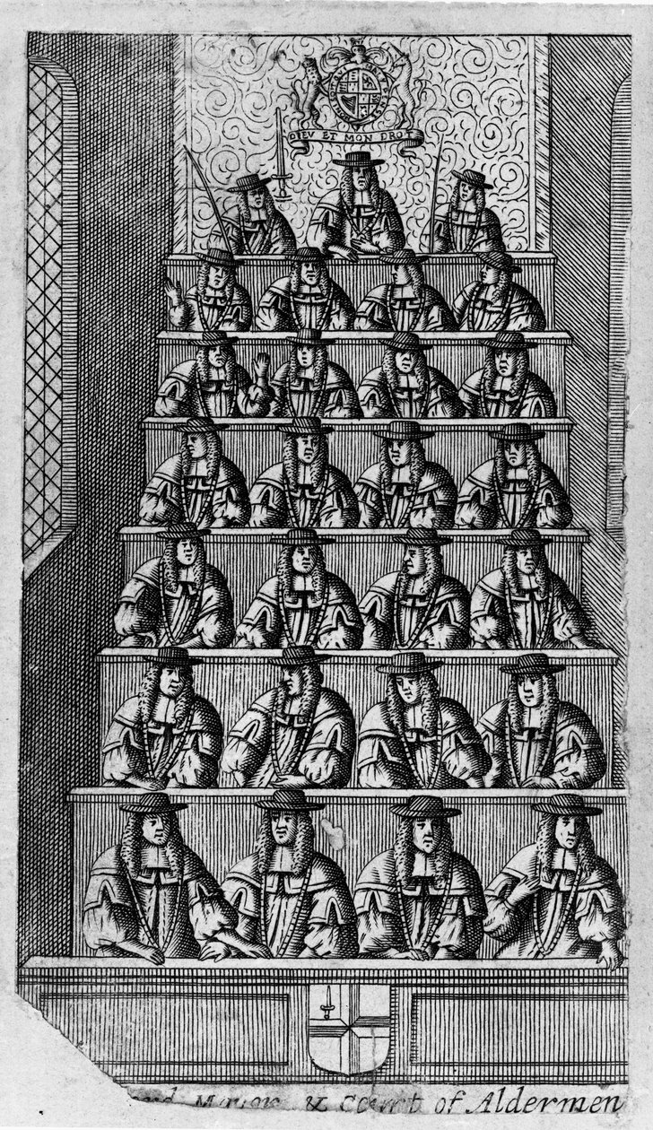 奥尔德曼法院，1690年 作者 英语学校