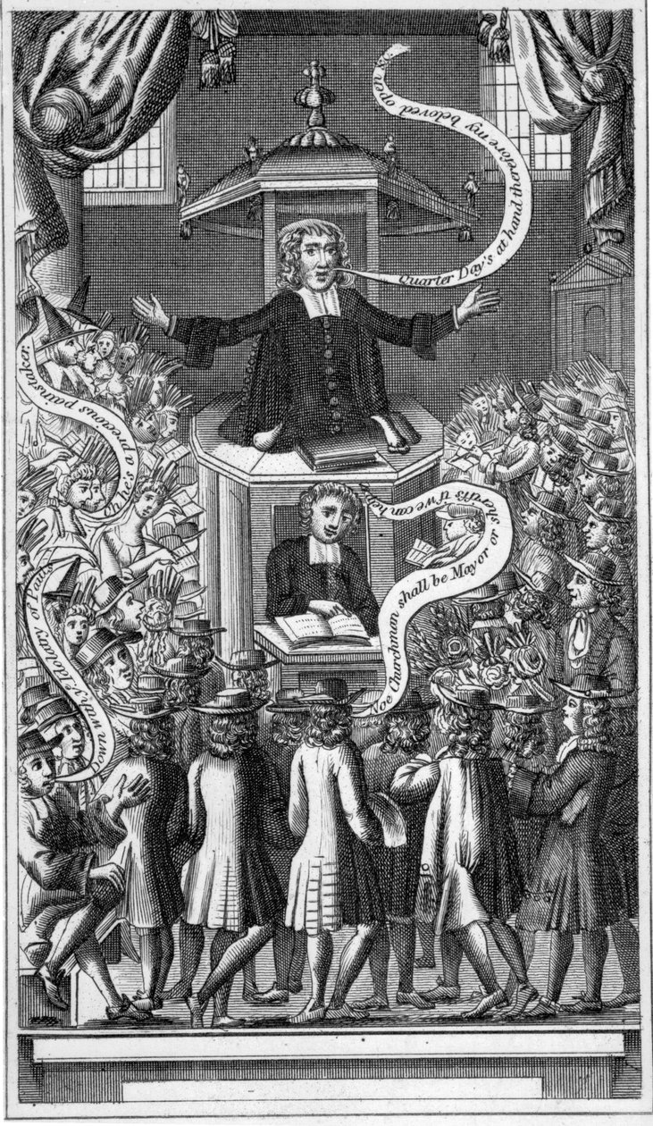 丹尼尔·伯吉斯（Daniel Burgess），詹姆斯·考菲尔德（James Caulfield）于1819年出版的“杰出人物肖像，回忆录和人物”插图 作者 英语学校