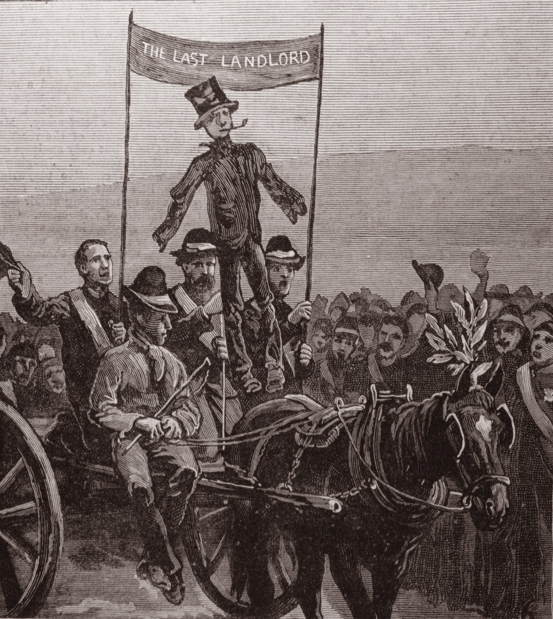 1882年1月7日，来自“伦敦新闻报”的帕内尔庄园，埃文代尔，威克洛：最后地主的肖像 作者 英语学校