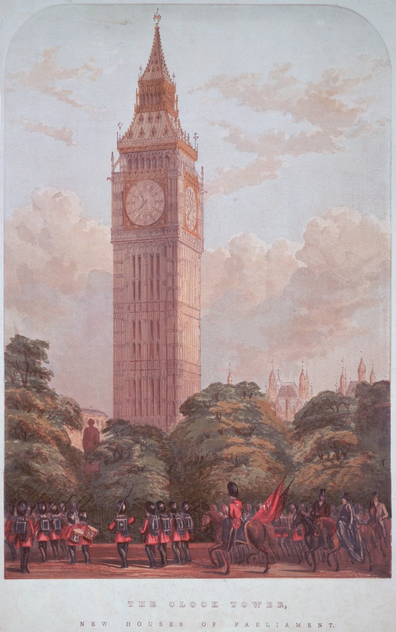 大本钟设计，1859年 作者 英语学校