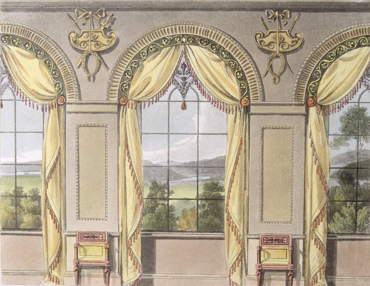 餐厅，来自Ackermanns Repository of Arts的88号板，于1816年出版 作者 英语学校