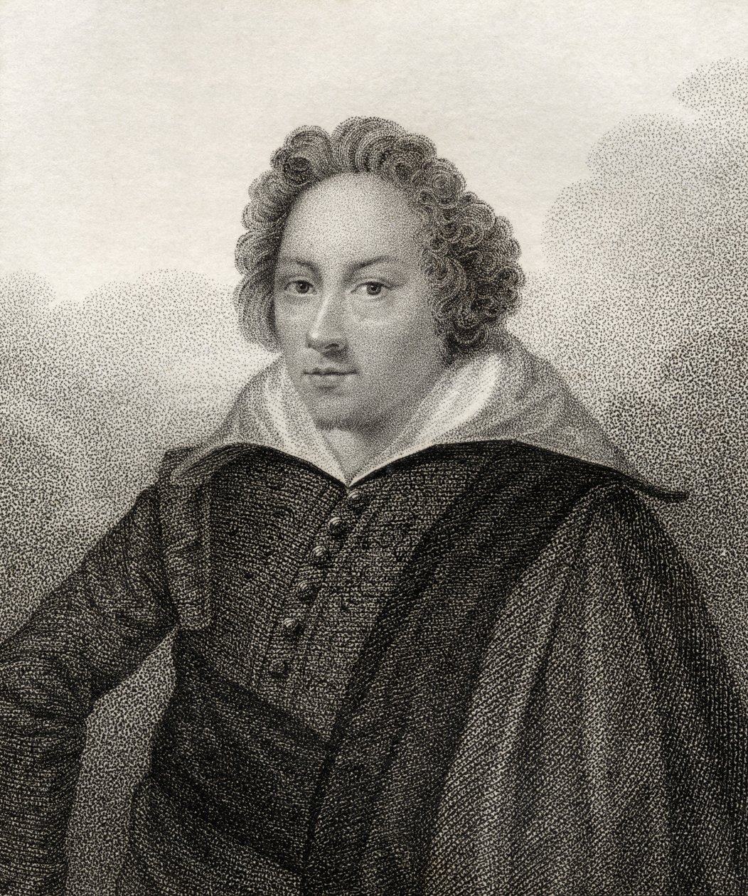 Dudley North，插图来自&39;皇家和贵族作者目录，第三卷&39;，于1806年出版 作者 英语学校