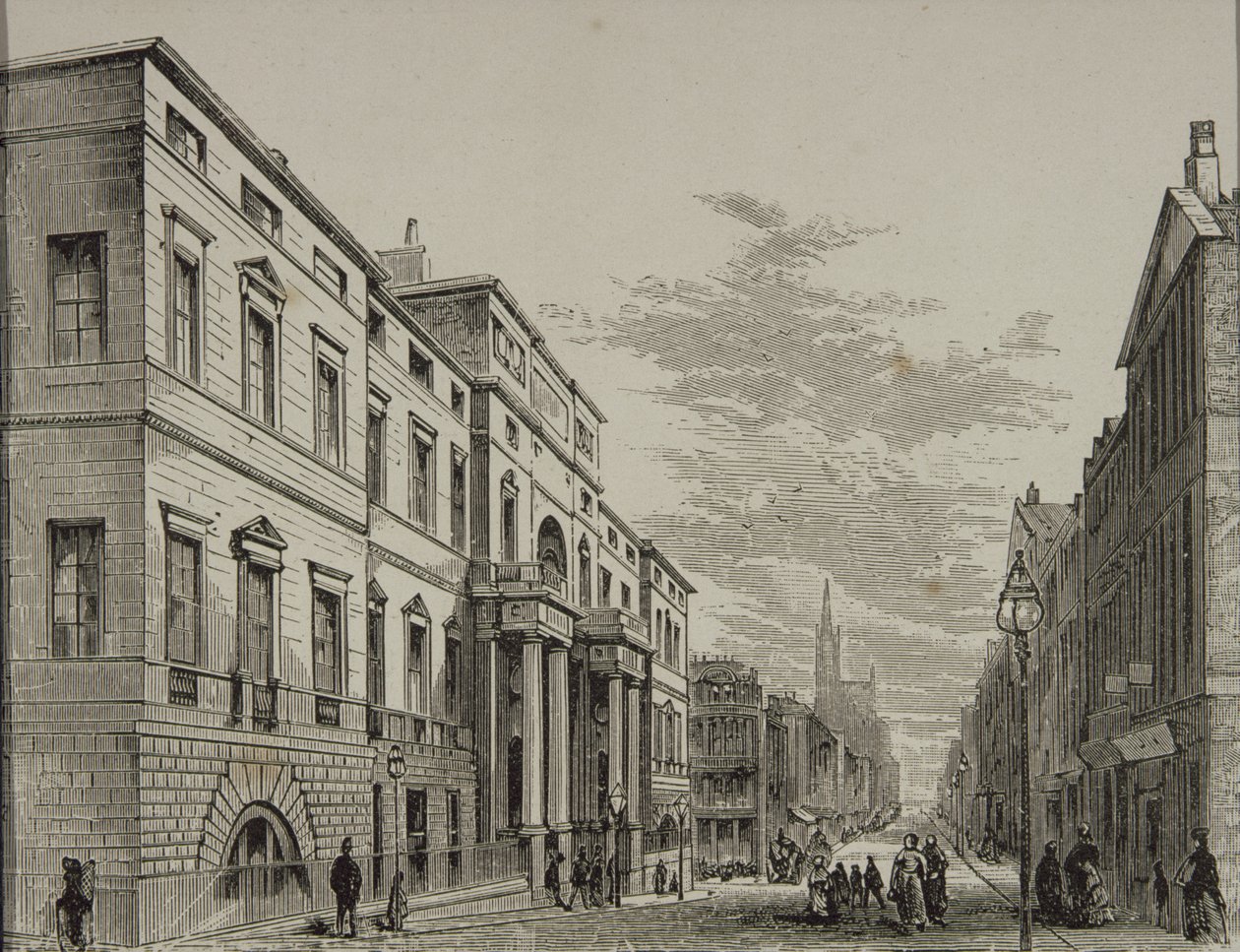 1880年爱丁堡大学，1886年由宗教学会出版的“苏格兰图片” 作者 英语学校