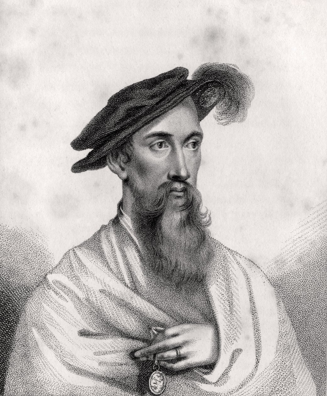 Edward Seymour，萨默塞特公爵，来自“皇家和贵族作家目录”，1806年出版 作者 英语学校