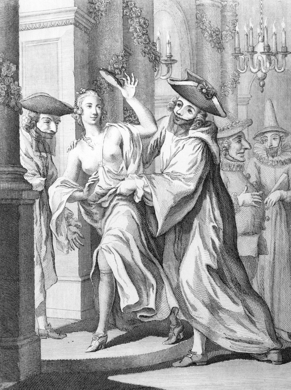布里斯托尔伯爵夫人伊丽莎白·楚德利（Elizabeth Chudleigh）穿着伊菲革涅亚（Iphigenia），1749年 作者 英语学校