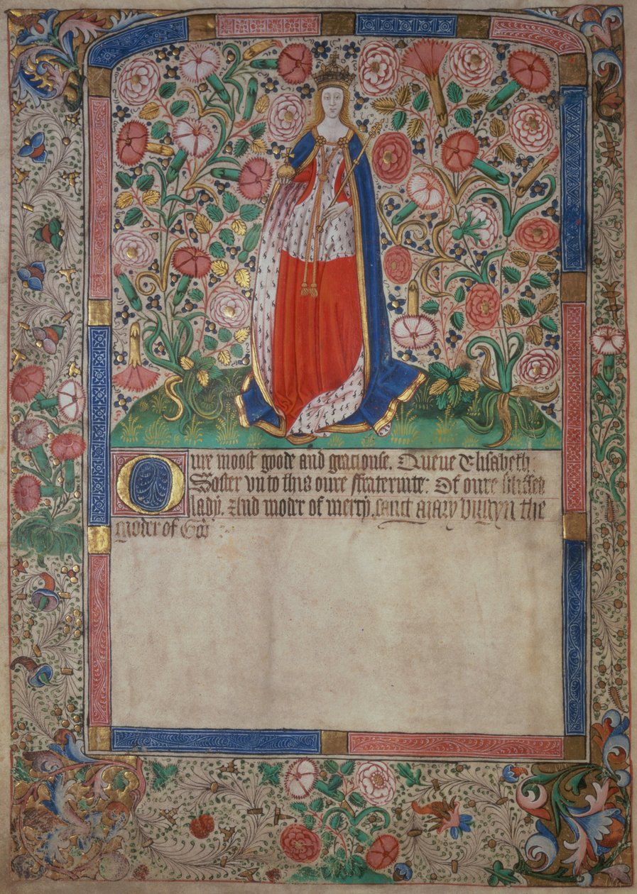 伊丽莎白伍德维尔（c.1437-92）英格兰国王爱德华四世女王陛下（1442-83）（详见125101） 作者 英语学校