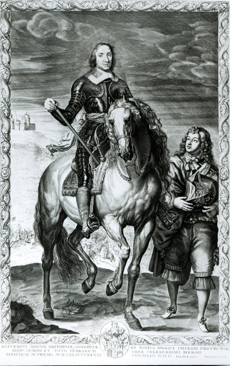 奥利弗克伦威尔的骑马肖像（1599-1658） 作者 英语学校