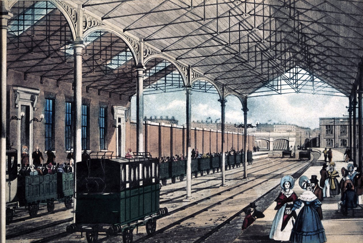 1837年，伦敦尤斯顿站 作者 英语学校