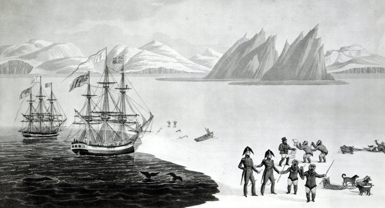 与1818年Prince Regents Bay的当地人进行的首次交流 作者 英语学校
