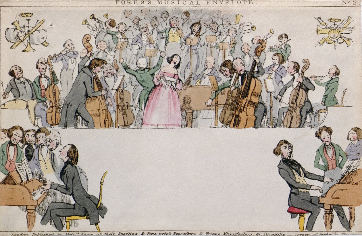 Foress Musical Envelope，酒吧。作者：Messrs Fores，1840年 作者 英语学校