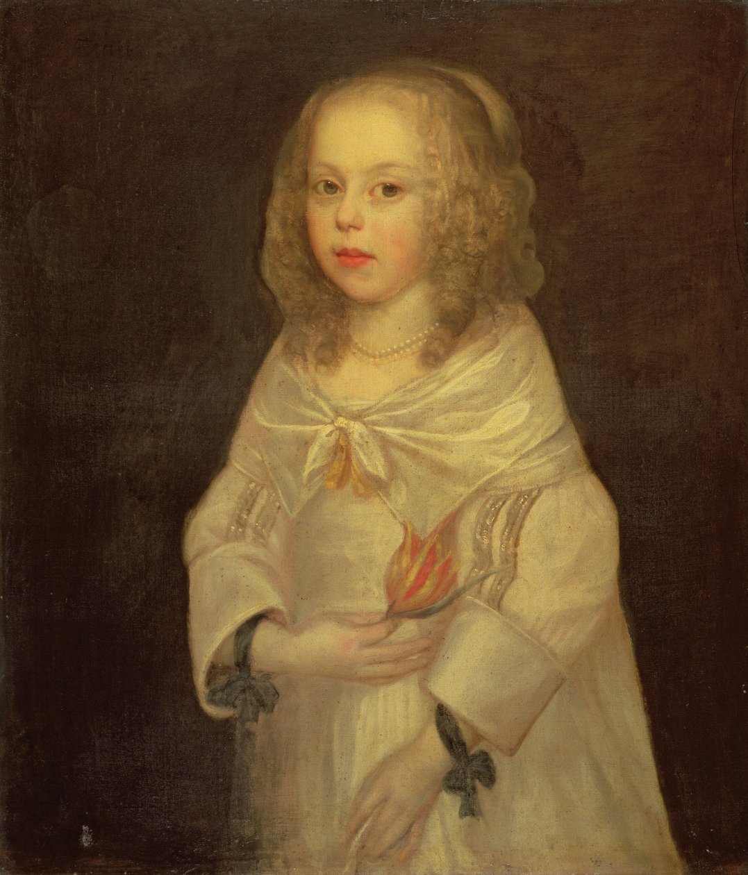 弗朗西斯棉花（nee Herbert），c.1680 作者 英语学校