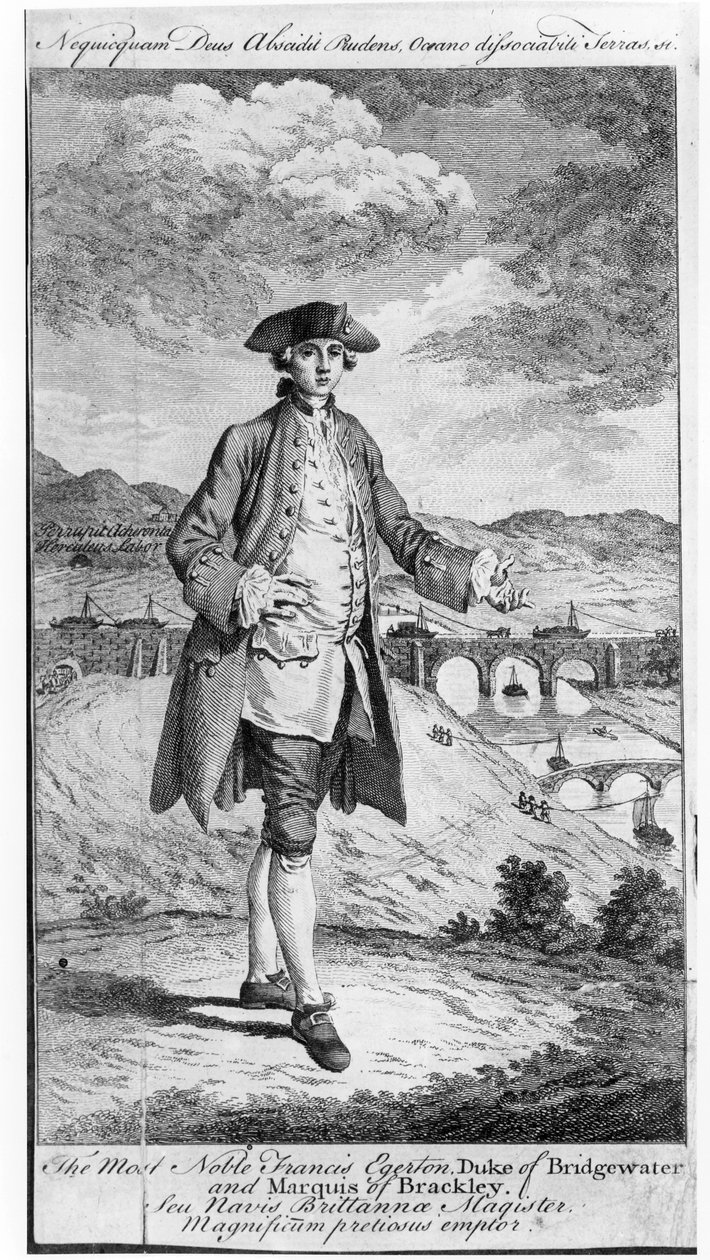 Francis Egerton（1736-1803），布里奇沃特第三公爵和布拉克利侯爵 作者 英语学校