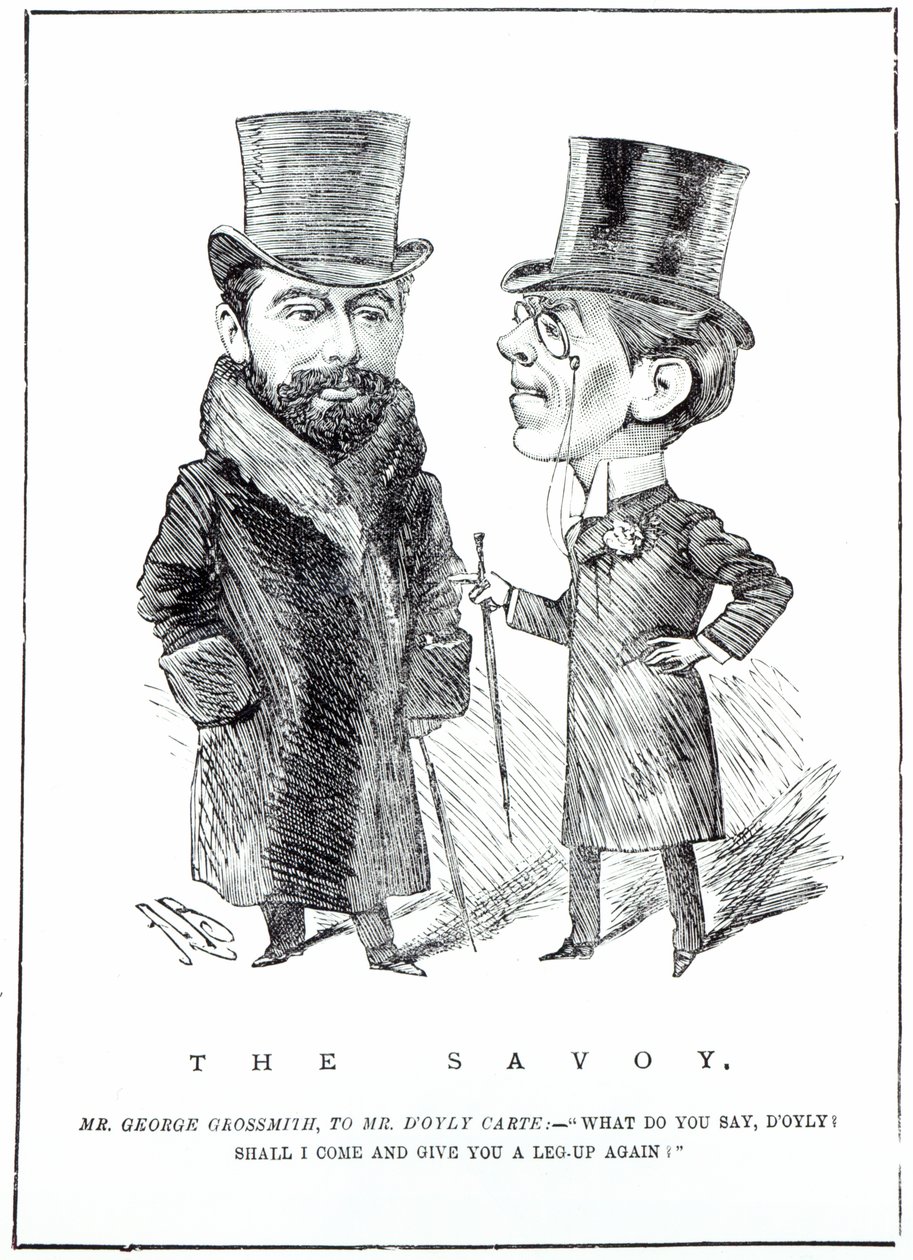 George Grossmith Jnr。 1894年3月31日出版于&39;The Entr&39;acte&39;的&39;The Savoy&39;和Richard D&39;Oyly Carte 作者 英语学校