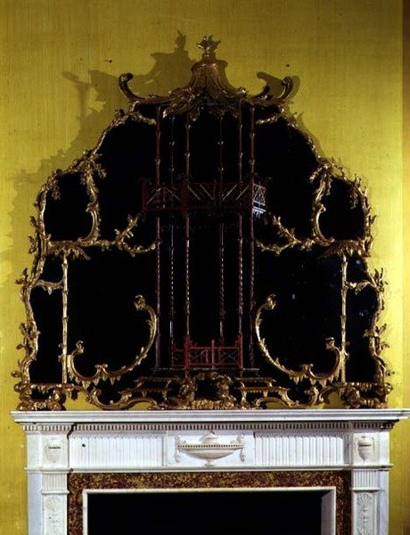乔治二世中国风镜子，镜子，1750（giltwood） 作者 英语学校