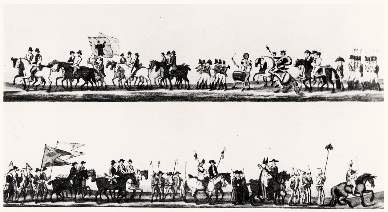 1825年2月3日，达灵顿的Woolcombers，Comb Makers和Dyers盛大节日 作者 英语学校