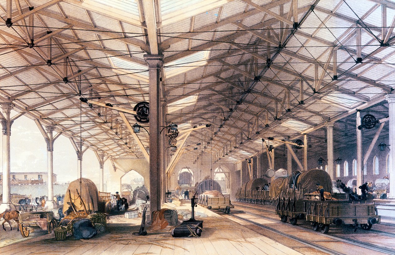 Great Western Railway：布里斯托尔的货运棚 作者 英语学校