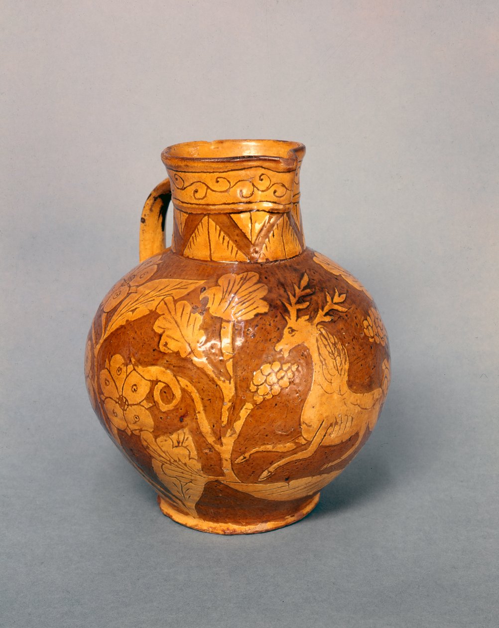 收获与sgraffito装饰的水罐，c.1813 作者 英语学校