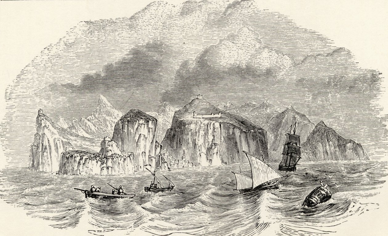 Charles Darwin（1809-82）的“Journal of Researches”插图于1890年伦敦出版 作者 英语学校