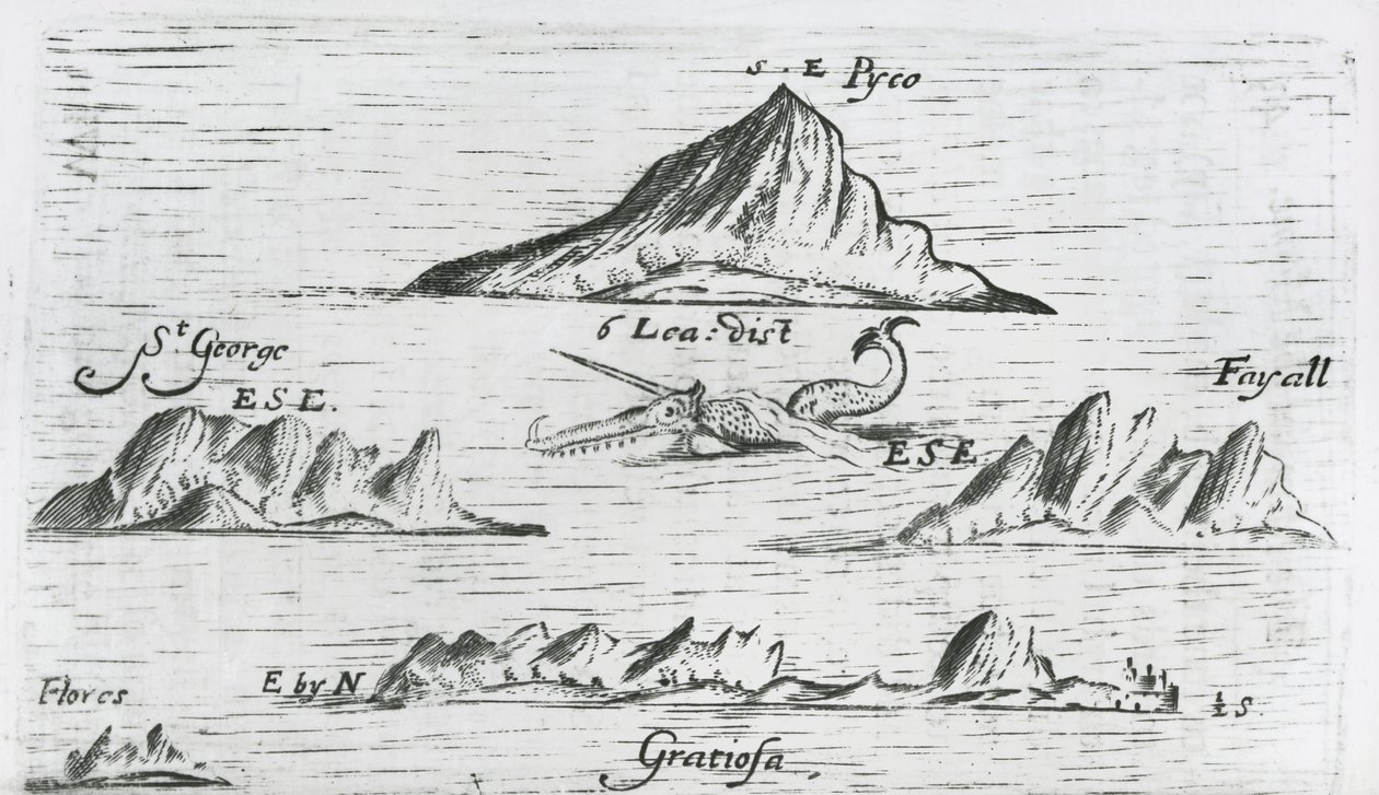 亚速尔群岛，c.1597 作者 英语学校
