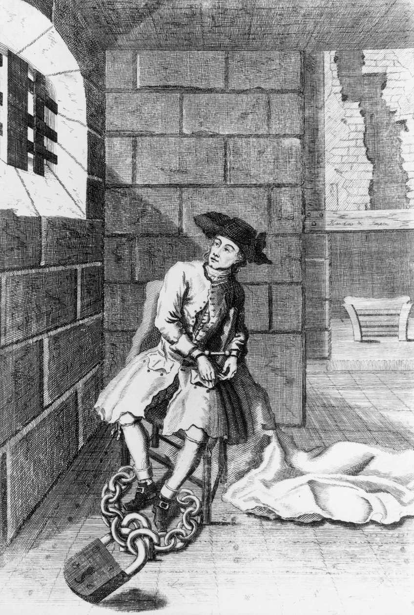 Jack Shepperd，1724年在Newgate监狱 作者 英语学校