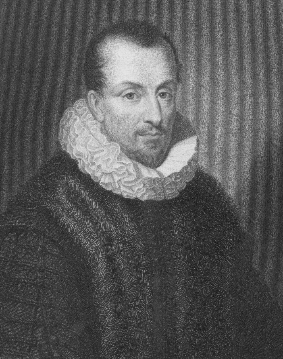 Jacques-Auguste de Thou或Thaunus（1553-1617）来自&39;肖像画廊&39;，于1833年出版 作者 英语学校