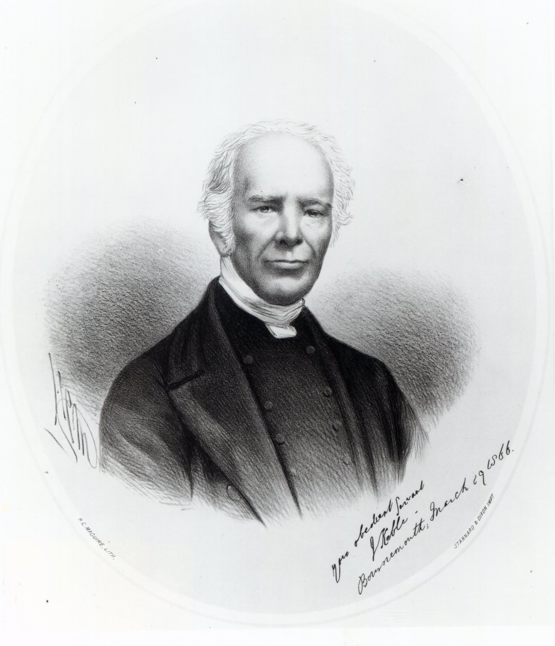 John Keble，1866年（石版画） 作者 英语学校