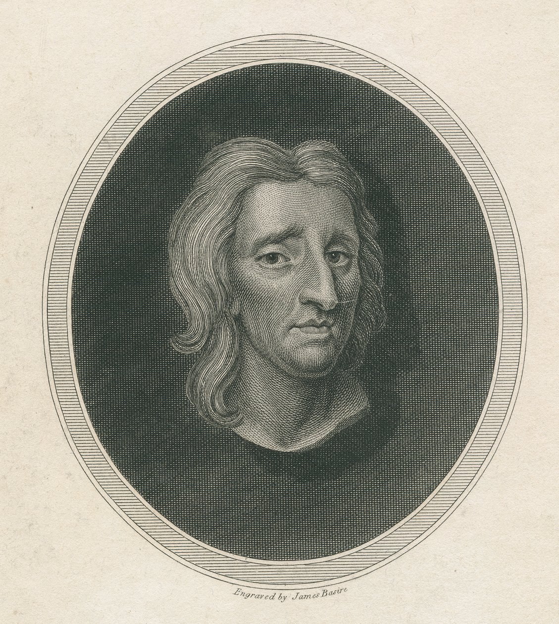 John Locke，由James Basire雕刻 作者 英语学校