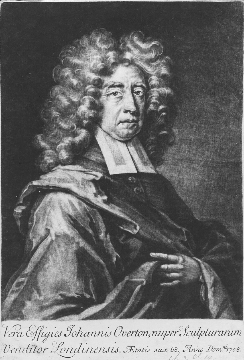 John Overton，1708（mezzotint） 作者 英语学校