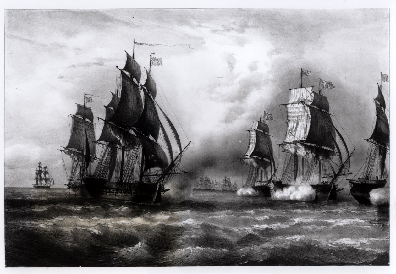 约翰保罗琼斯的&39;游侠&39;船，1793年 作者 英语学校