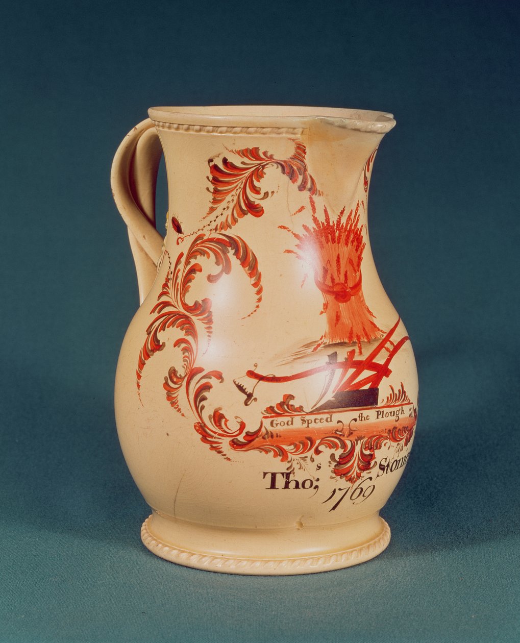 Jug，Leeds，1770（creamware） 作者 英语学校