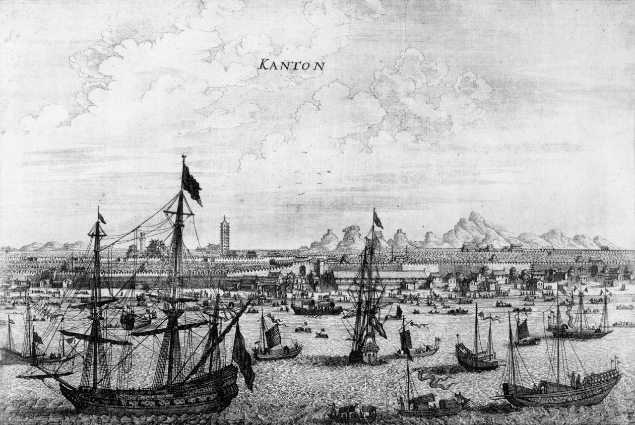 中国Kanton，1669 作者 英语学校