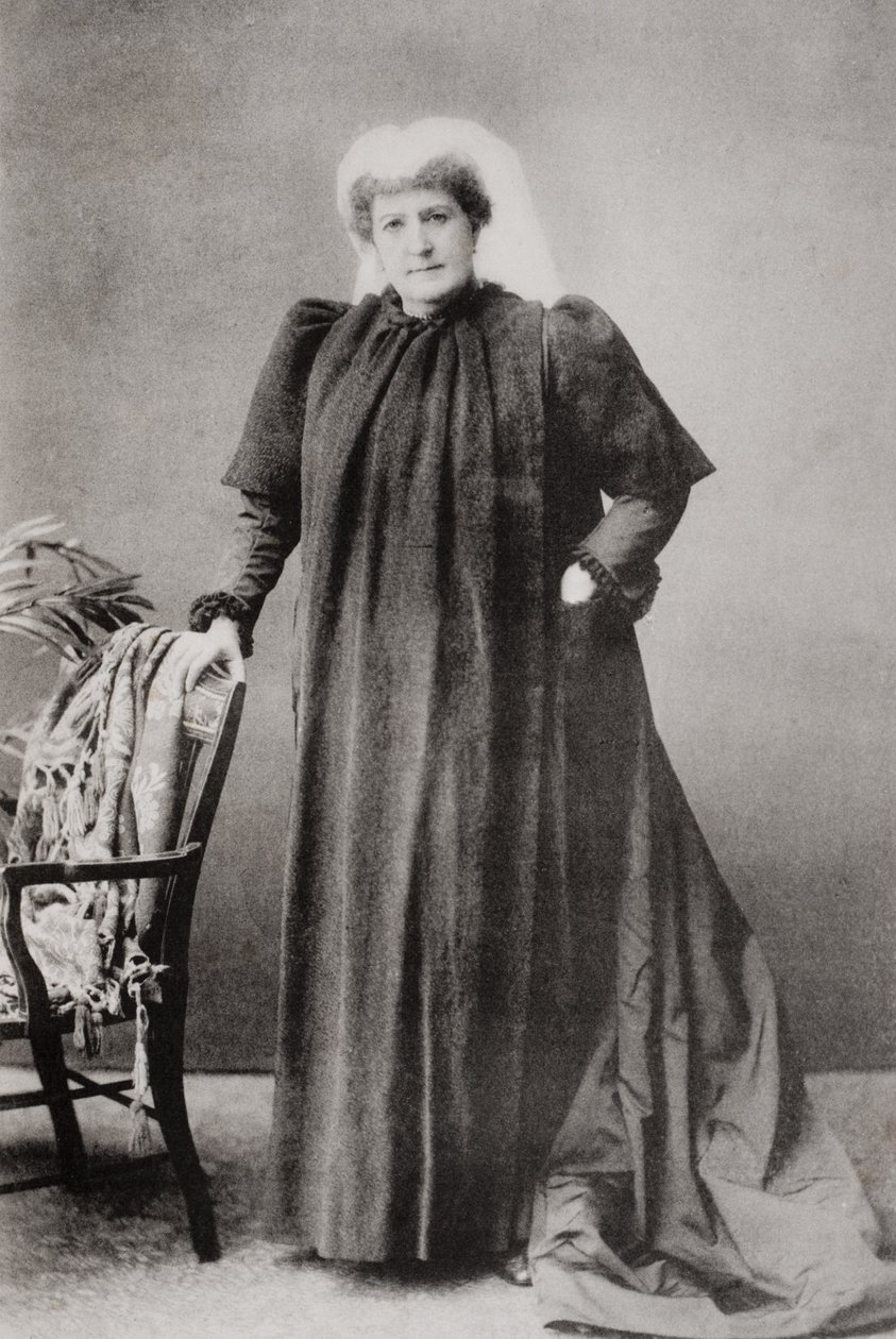 伊莎贝尔伯顿女士（1831-96）出自1893年伊莎贝尔伯顿（1831-96）的“理查德伯顿爵士生活”第二卷 作者 英语学校