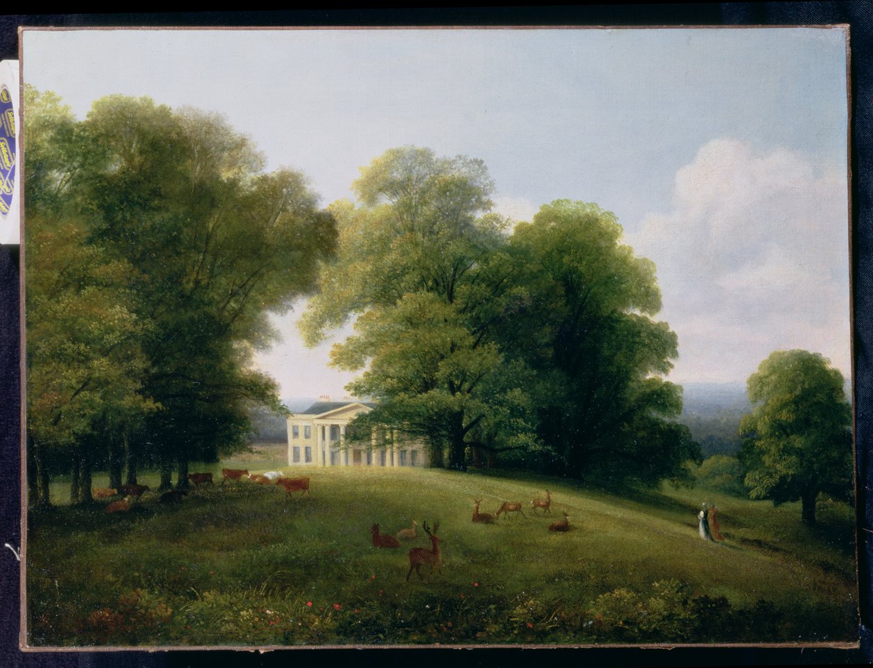 风景，c.1850 作者 英语学校