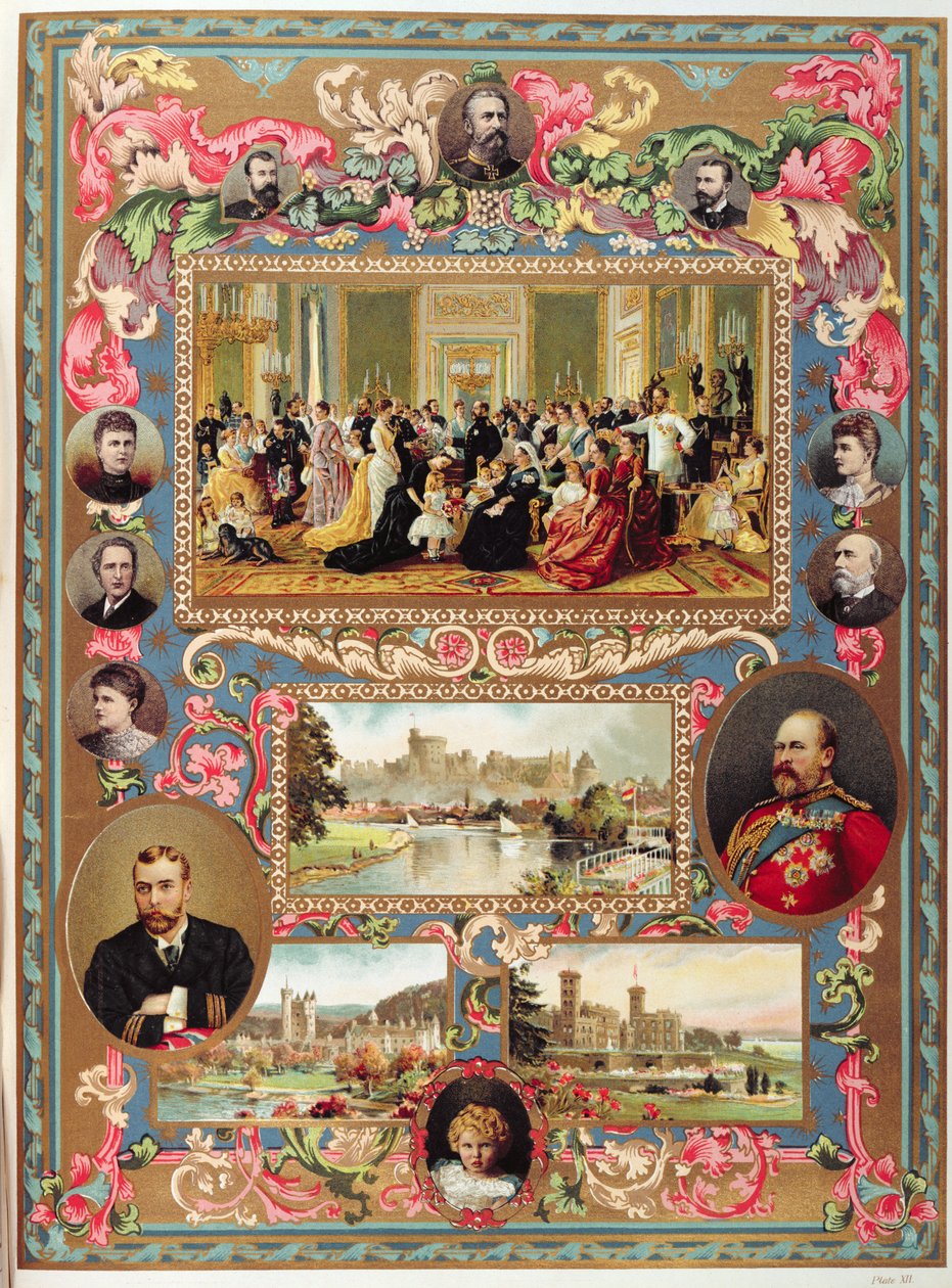 维多利亚女王的生活，来自“The Illustrated London News”Jubilee Edition 作者 英语学校