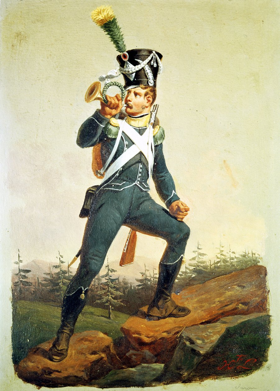 轻步兵少尉，1811年 作者 英语学校