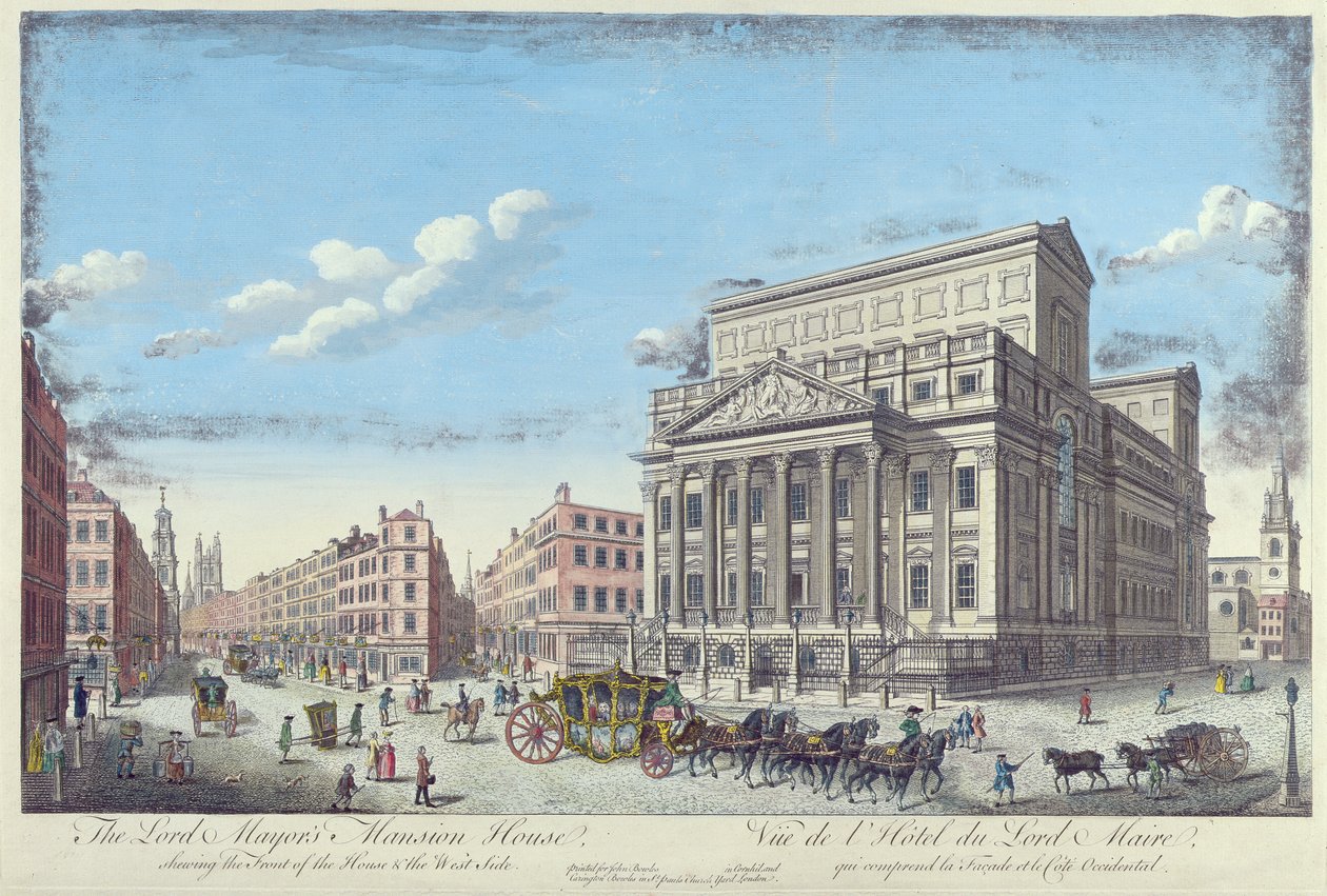 Lord Mayors Mansion House，c.1753 作者 英语学校