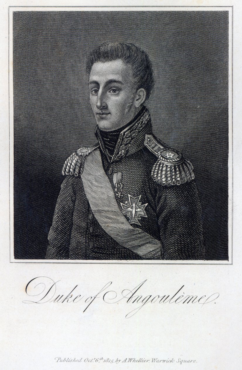 Louis Antoine de Bourbon（1775-1844）Angouleme公爵 作者 英语学校