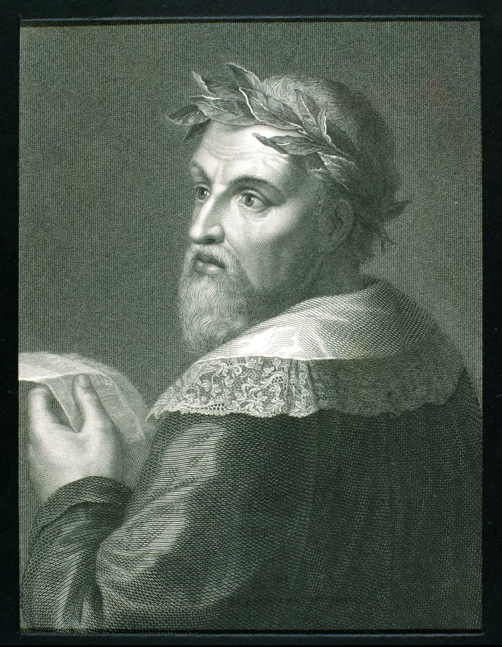 Ludovico Ariosto（1474-1533）来自&39;肖像画廊&39;，于1833年出版 作者 英语学校