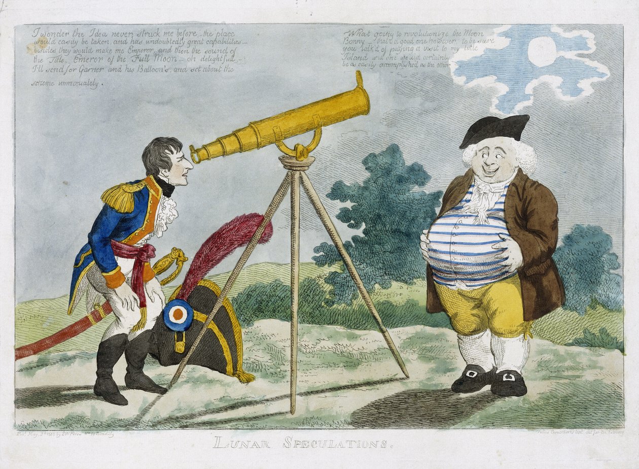 月球猜测，1803年 作者 英语学校