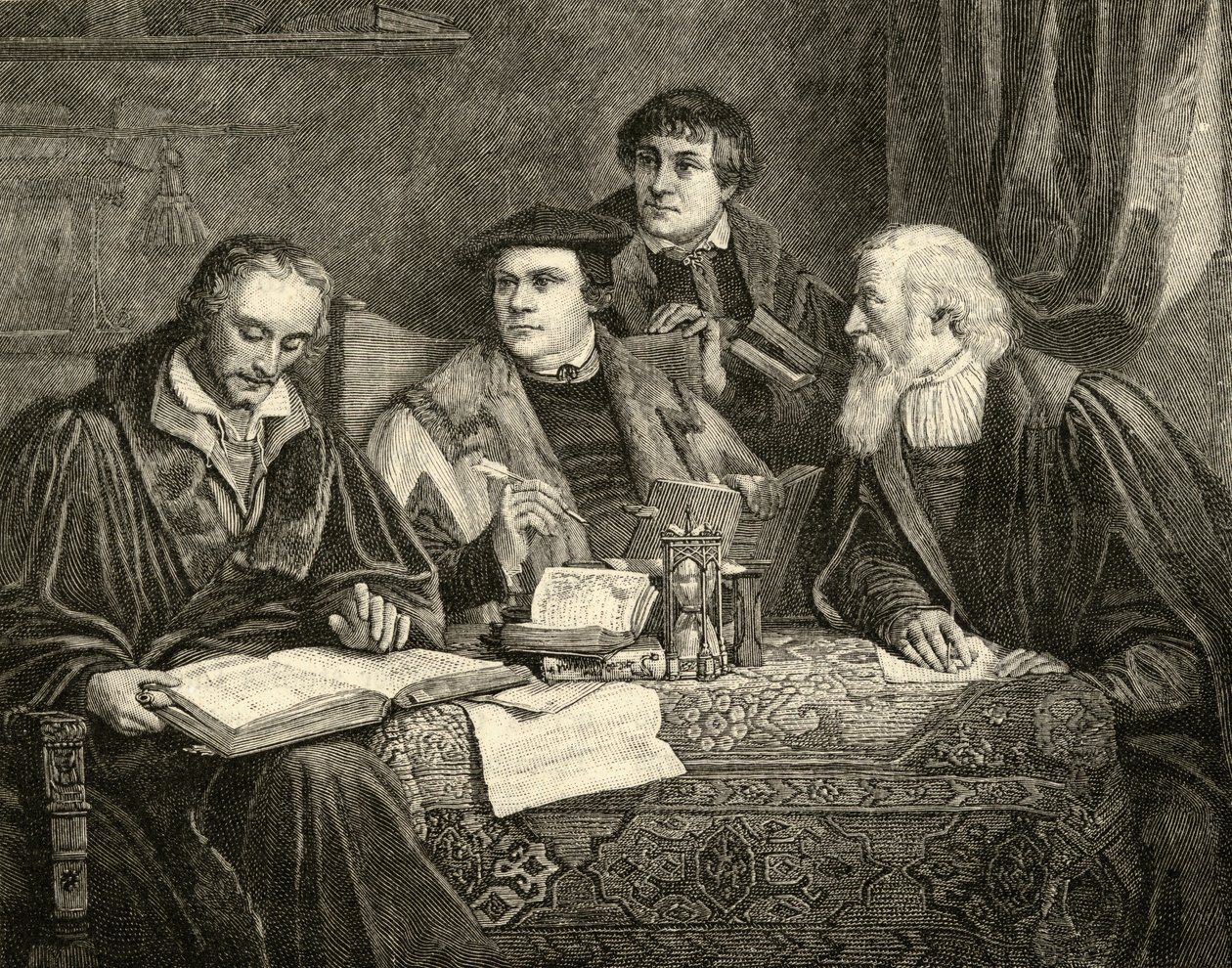 Luther（1483-1546）Melancthon（1497-1560）Pomeranus（1485-1558）和Cruciger（1504-48）翻译圣经 作者 英语学校