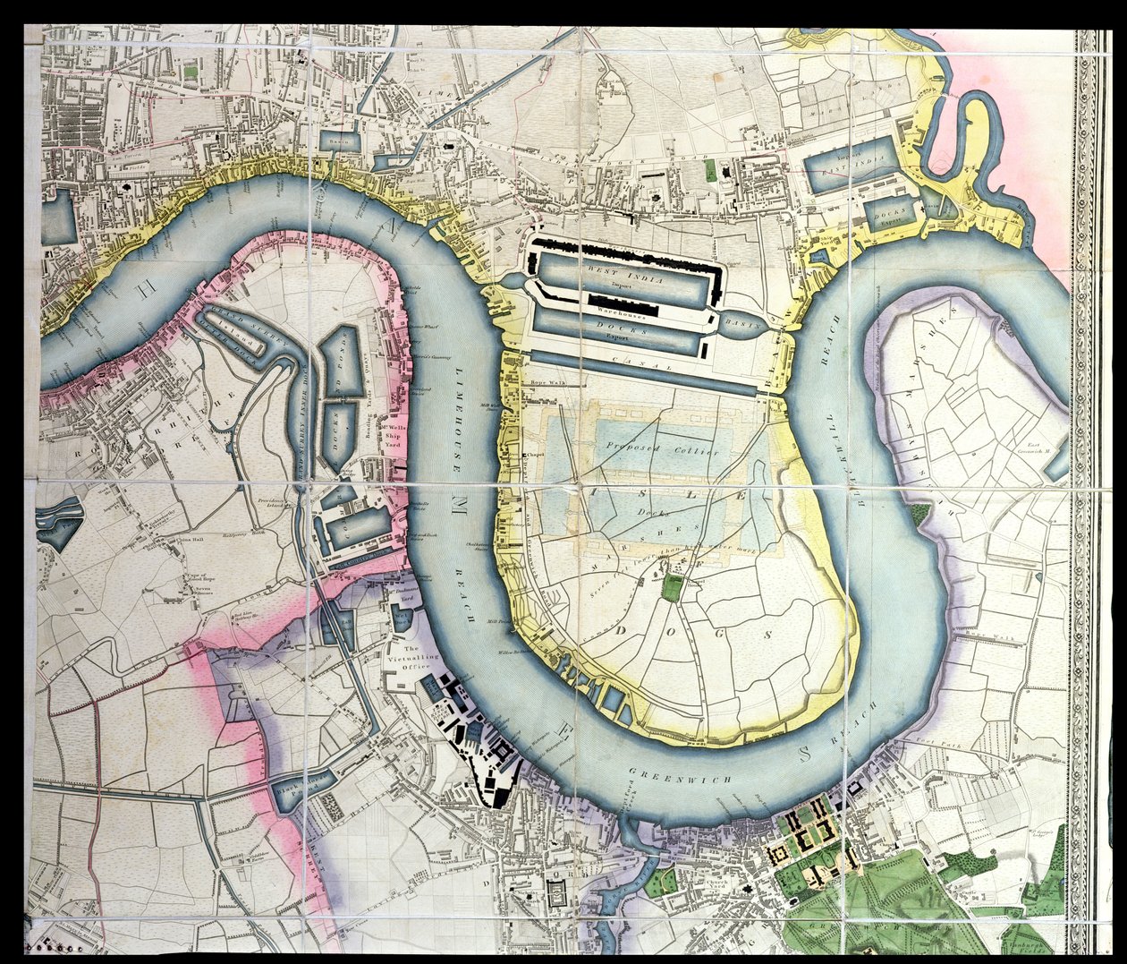 狗岛地图，c.1830（另见87298） 作者 英语学校