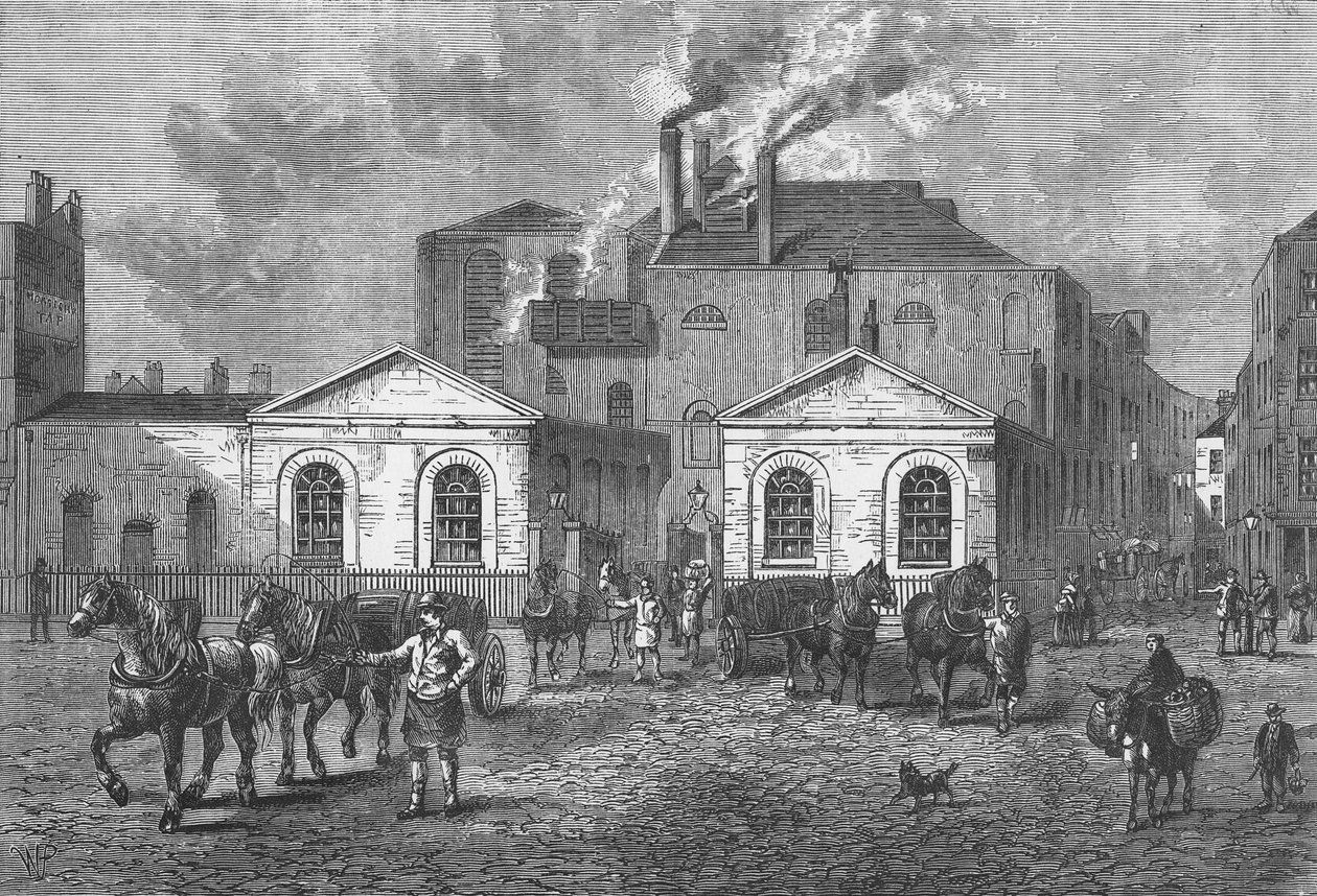 Meux&39;s Brewery，1830 作者 英语学校