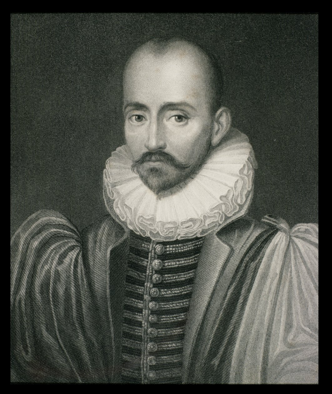 Michel Eyquem de Montaigne（1533-92）来自&39;肖像画廊&39;，1833年出版 作者 英语学校