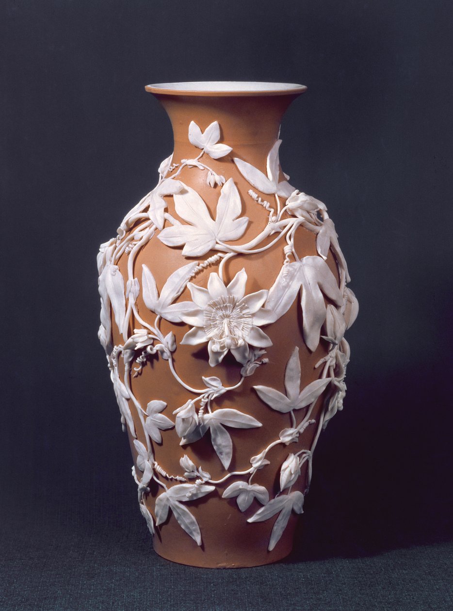 Minton Parian Ware花瓶，1894年（陶瓷） 作者 英语学校