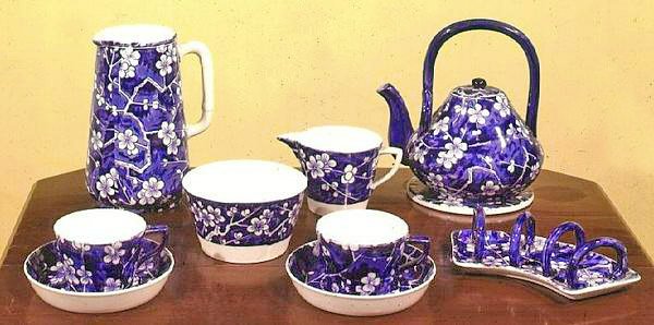 明顿茶具配套托盘顶部，1890（陶瓷） 作者 英语学校