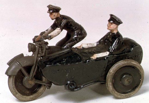 J.Hill＆Co。的摩托车模型，c.1938（漆金属） 作者 英语学校