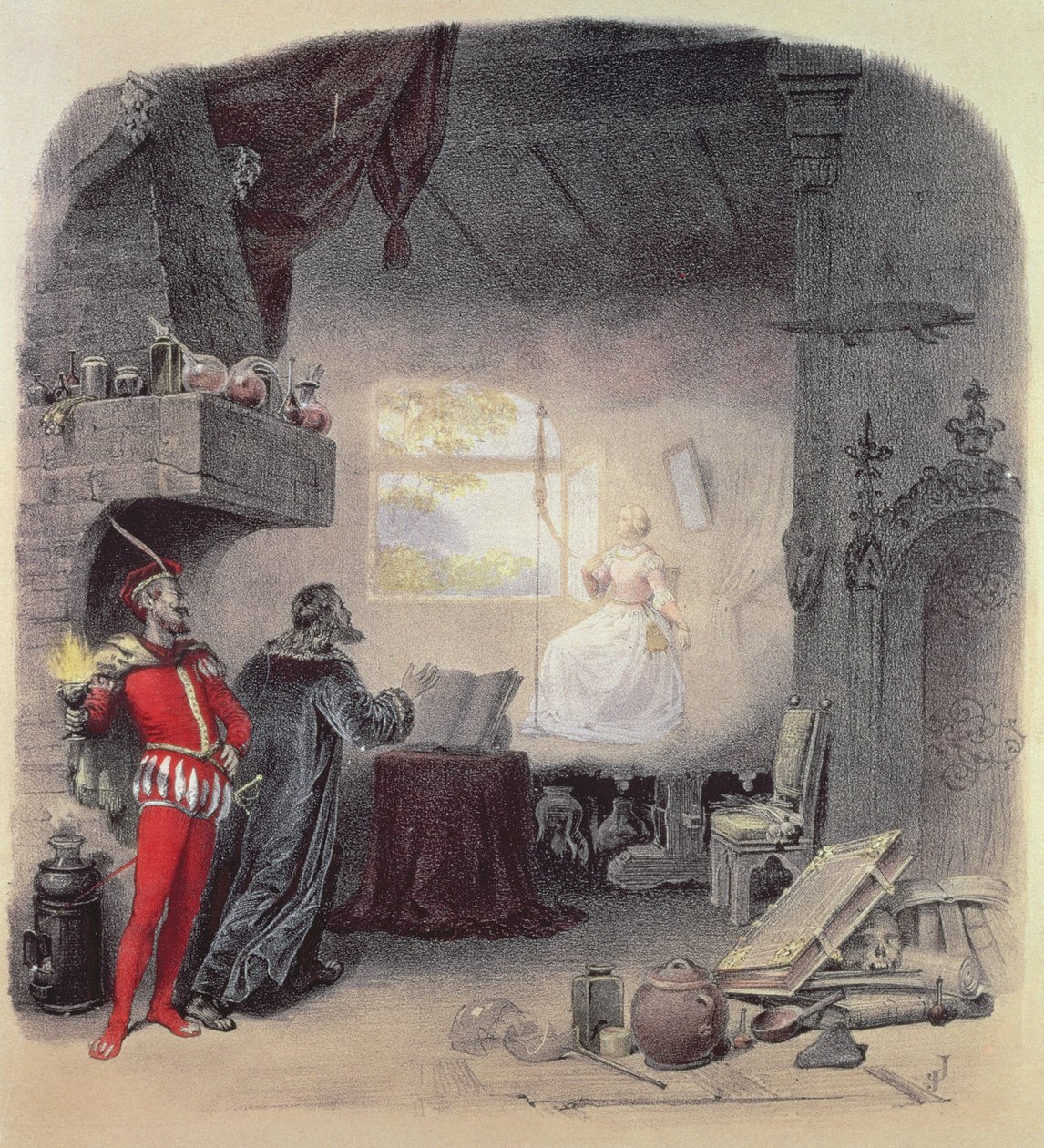 由Charles Coote（chromolitho）创作的The Faust Quadrille音乐表封面 作者 英语学校