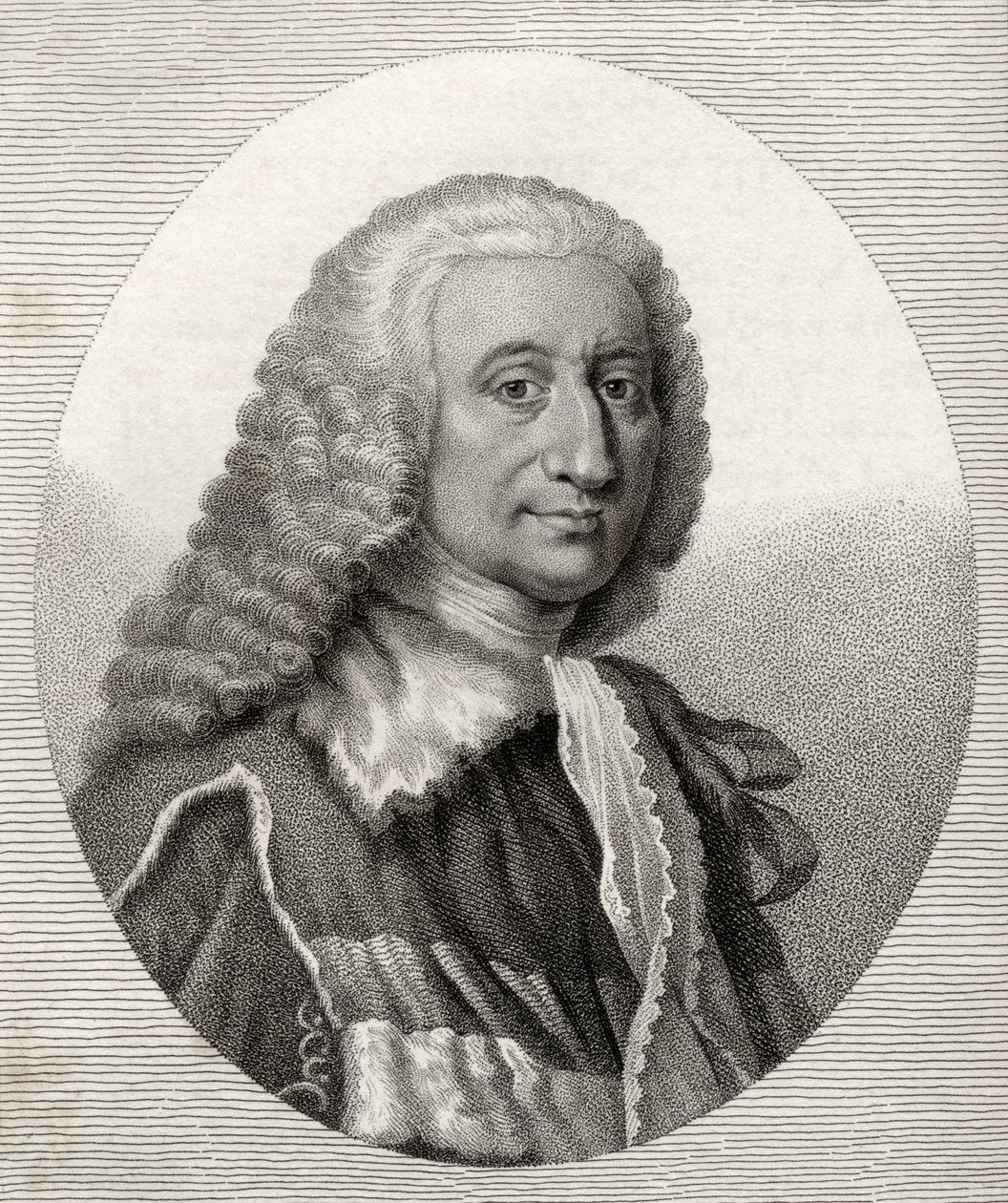 尼古拉斯·塔菲（Nicholas Taaffe），由Bocquet雕刻，插图来自&39;皇家和贵族作者目录，第五卷&39;，于1806年出版 作者 英语学校